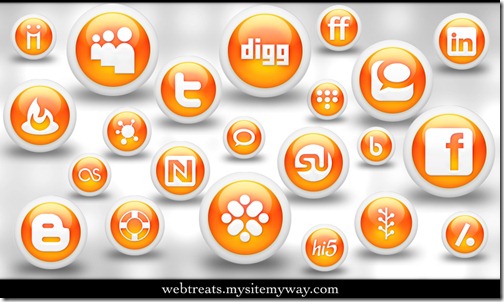 glossy-orange-orb-social-media-icons